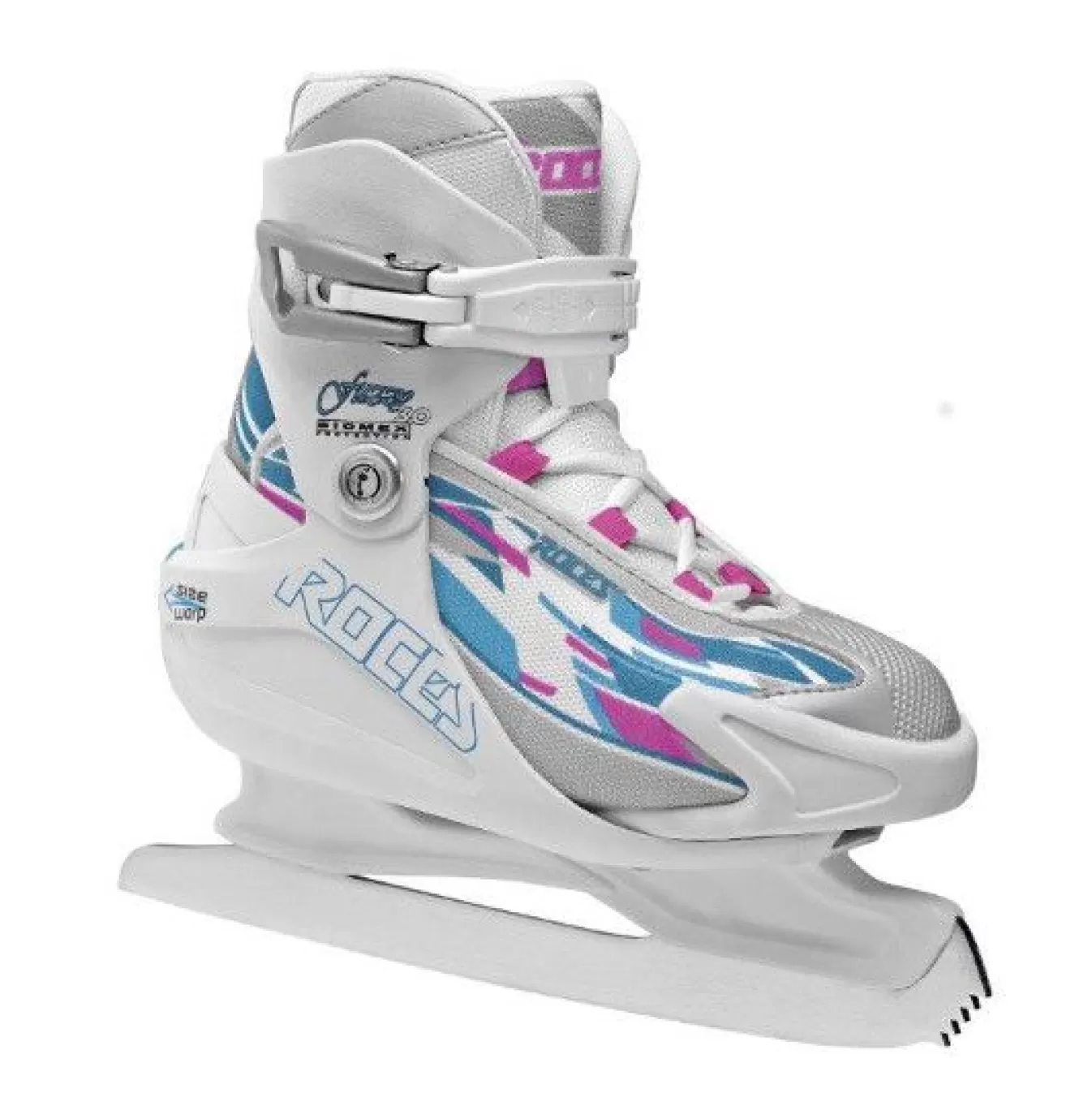 Sale Adjustable Ice Skate For Kids Fuzzy 3.0 Girl White-Lightblue-Pink Ice Skates