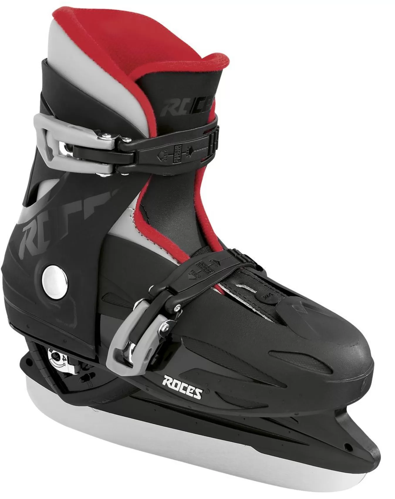 Outlet Adjustable Ice Skate For Kids-Mod. Mck Ii H Black Ice Skates
