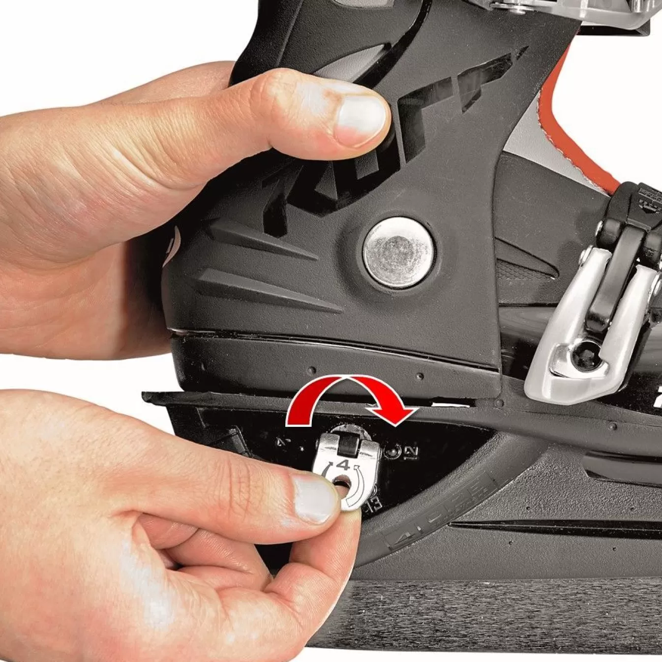 Outlet Adjustable Ice Skate For Kids-Mod. Mck Ii H Black Ice Skates
