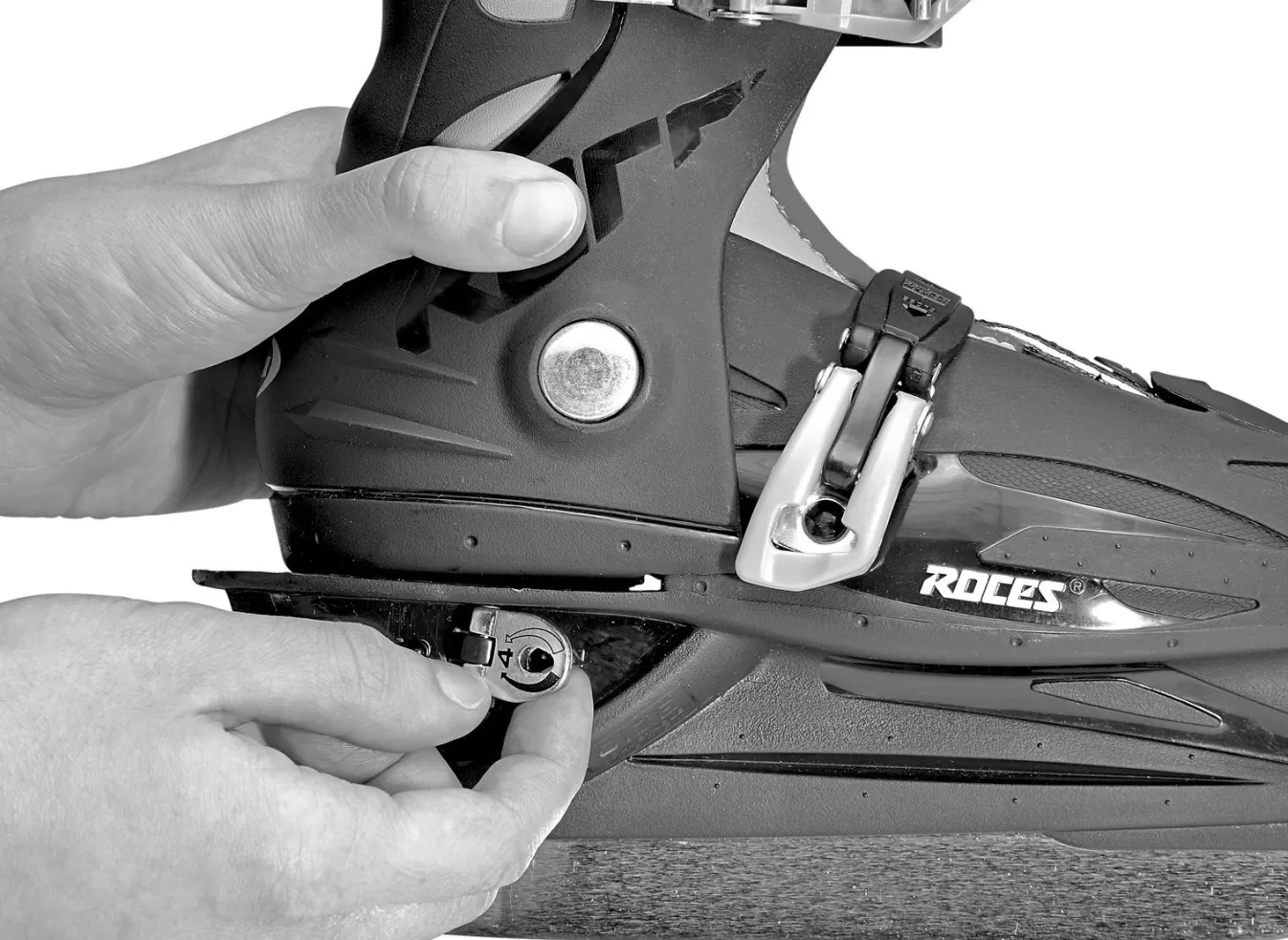 Clearance Adjustable Ice Skate For Kids-Mod. Mck Ii H Red Ice Skates