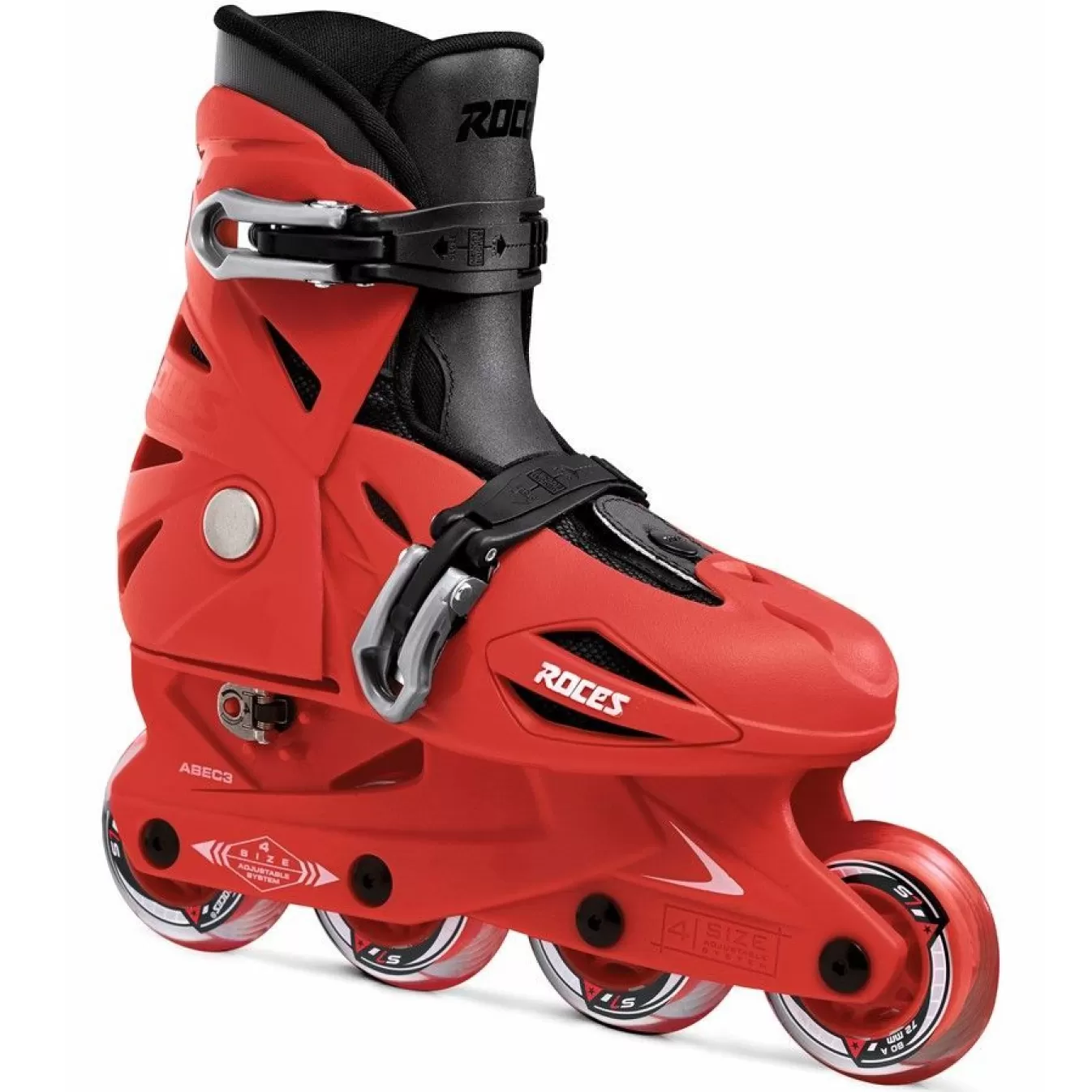 Clearance Adjustable Inline Skate For Kids-Orlando Iii Red Sport Inline Skates