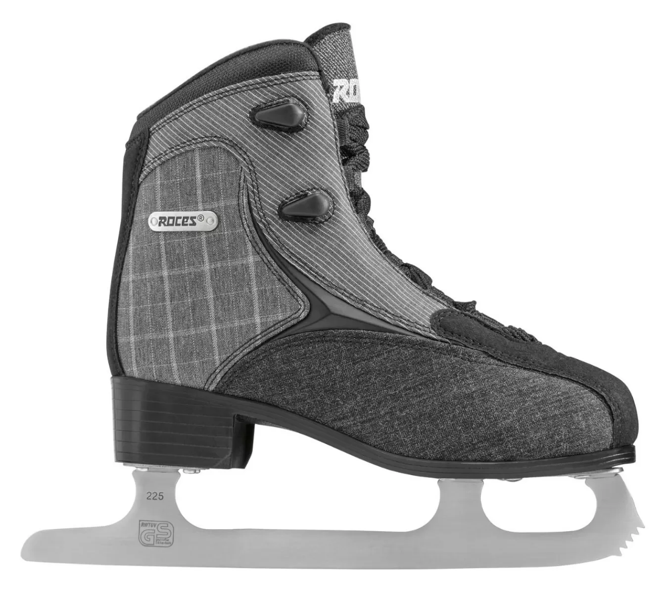 Outlet Patchwork Black Ice Skates